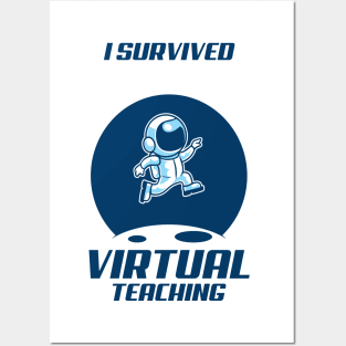 I Survived Virtual Teaching Posters and Art